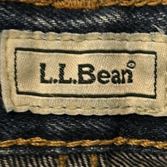 Women's Vintage L.L. Bean‎ 90s High Waist Dark Wash Mom Jeans SIze 4 - Picture 4 of 6